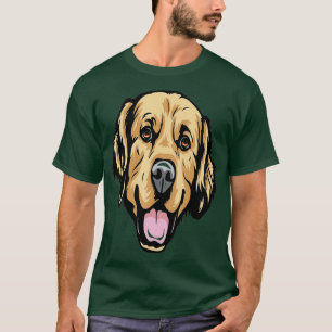 Camiseta Guay Golden Retriever Face -gigapixel-standard-sca