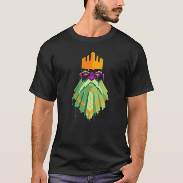 Camiseta Guay Graffiti Paint Drip Dwarp King Zombie Scary H (Anverso)