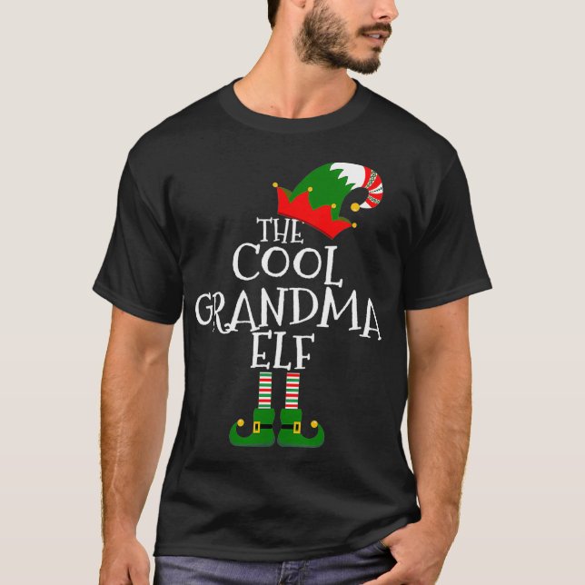 Camiseta Guay Grandma Elf Gift Grupo Familiar Coincidencia  (Anverso)