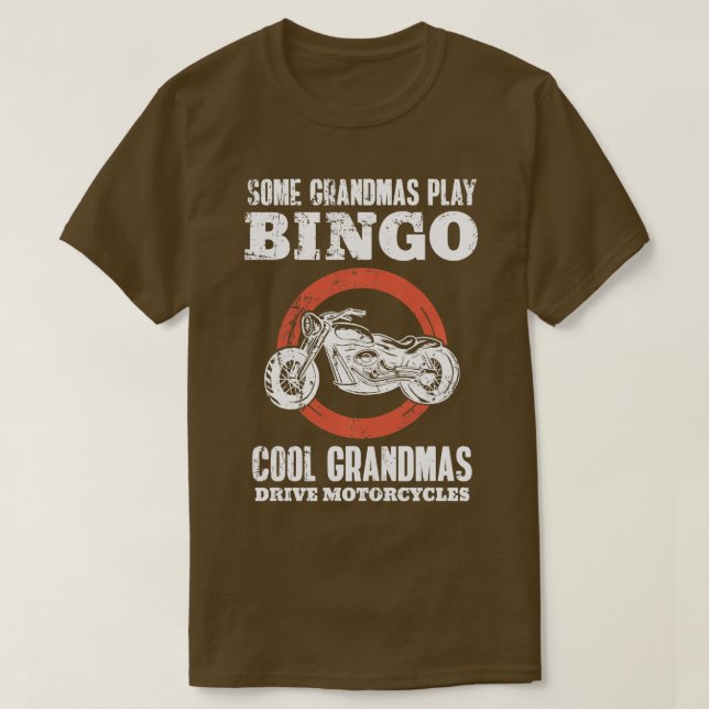 Camiseta Guay Grandma Motorcycle Bicicleta Moadtrip L (Diseño del anverso)