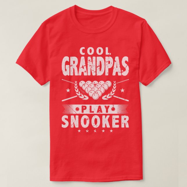 Camiseta Guay Grandpas Play Snooker (Diseño del anverso)
