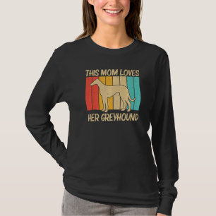 Camiseta Guay Greyhound Para Mamá Mujeres Mascota De Espeso