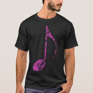Camiseta Guay Grunge Music Note Purple