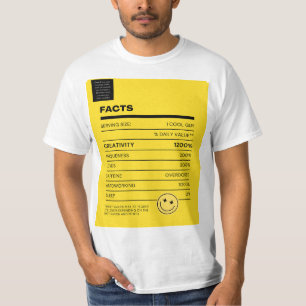 Camiseta "Guay Guy Facts T-Shirt: Discover Fascinante T"