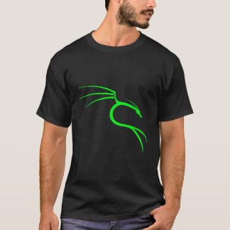 Camiseta Guay Hacker Nerd Tees Kali Linux Dragon