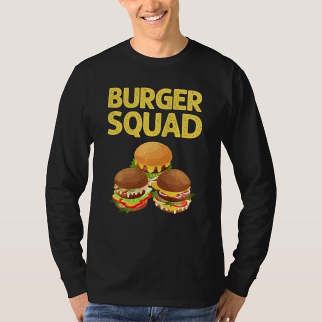 Camiseta Guay Hamburguesas Hombres Mujeres Cheeseburger Fas (Anverso)