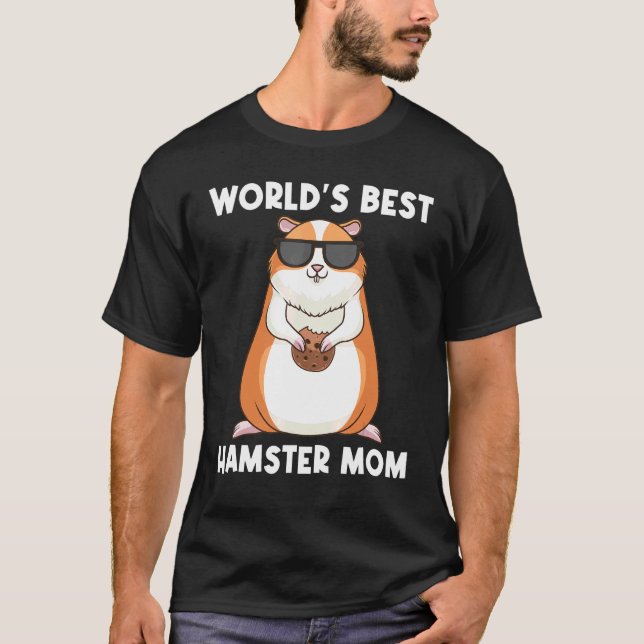 Camiseta Guay Hamster Para Mujeres Mamá Enana Siria Rodent  (Anverso)