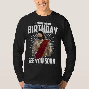 Camiseta Guay Happy 60th Birthday Gift Gracioso Jesús te ve