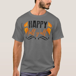 Camiseta Guay Happy Fall Y'all Otoño Harvest Leaf