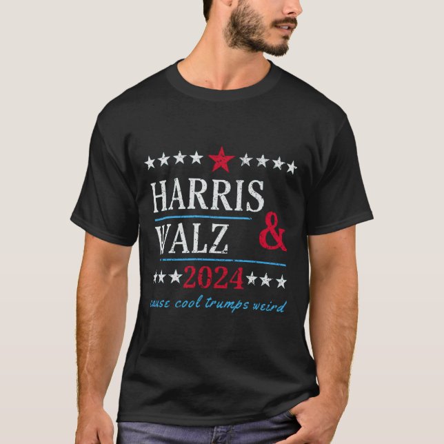 Camiseta Guay Harris Walz 2024 Kamala Harris Tim Walz Elect (Anverso)