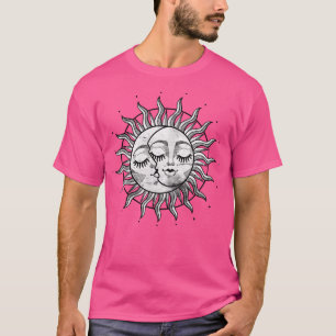 Camiseta Guay Heavenly Sun Y Crescent Moon Astronomr