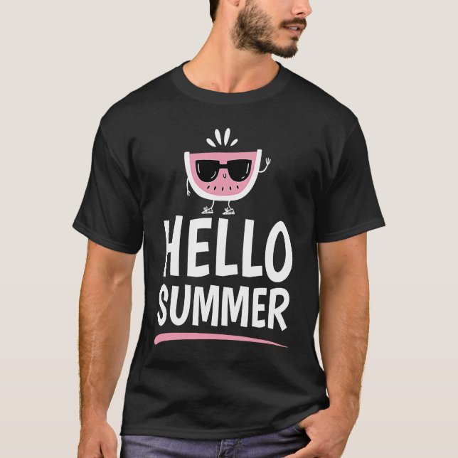 Camiseta Guay Hello Summer Watermelon Gafas de sol Melon Gr (Anverso)