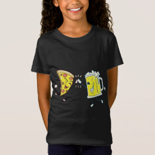 Camiseta Guay High Five Con Pizza Y Cerveza Para Niños Y Ch