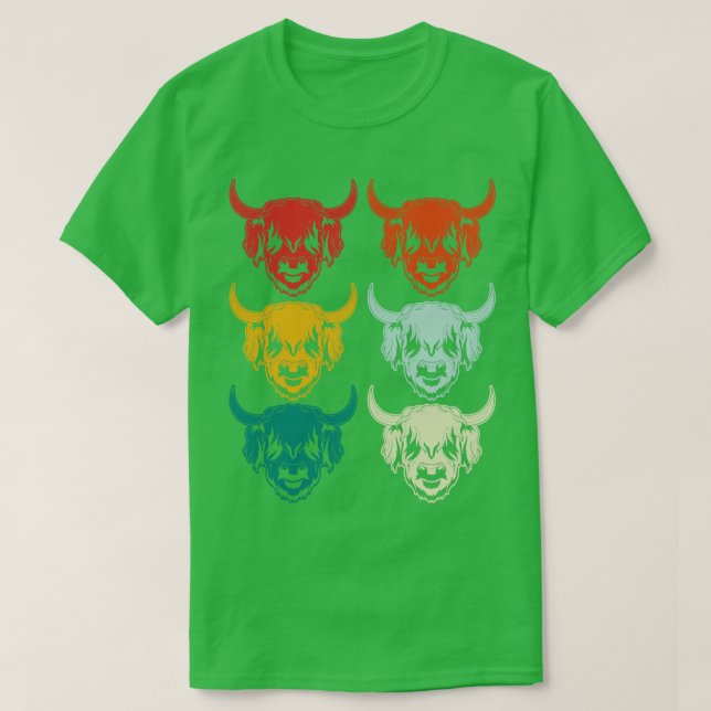 Camiseta Guay Highland Cow 1 (Diseño del anverso)