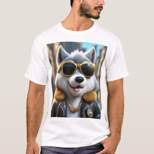 Camiseta Guay, Hip, Fluffy Wolf
