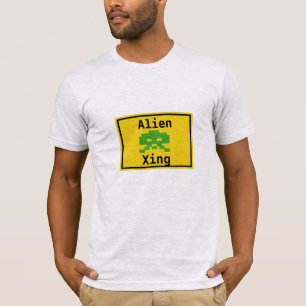 Camiseta Guay Hip Green Alien Xing Espacio Nerd Games Gamer