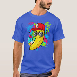 Camiseta Guay Hip-Hop Banana Graffiti Arte