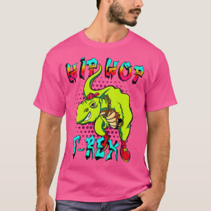 Camiseta Guay HipHop TRex Dinosaur Rap MC