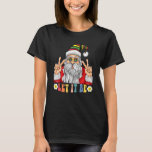 Camiseta Guay Hippie Fashion Santa Claus Peace Sign Christm<br><div class="desc">Guay Hippie Fashion Santa Claus Peace Sign Navidades.</div>