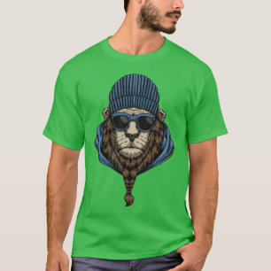 Camiseta Guay Hipster Lion Head