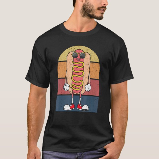 Camiseta Guay Hot Dog Fast Food Gafas de sol Ron de carne m (Anverso)
