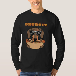 Camiseta Guay Hot Dog u2013 Michigan Pup with Retro