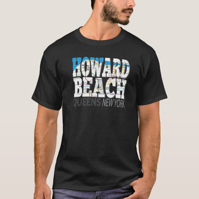 Camiseta Guay Howard Beach Queens New York con el metro (Anverso)