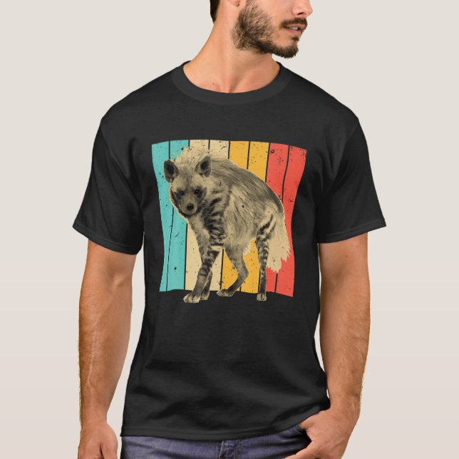 Camiseta Guay Hyena Para Hombres Mujeres África Animal Zook (Anverso)