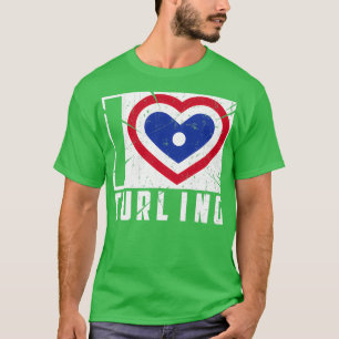 Camiseta Guay I Love Curling Design Cute Winft Regalo Para