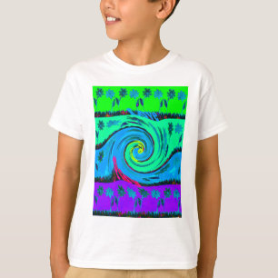 Camiseta Guay I Love Hawaii: Diseño de patrones de arte pop