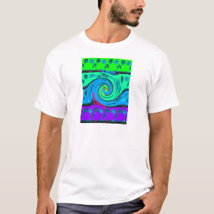 Camiseta Guay I Love Hawaii: Diseño de patrones de arte pop