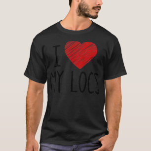 Camiseta Guay I Love My Locft Chica Dread Natural