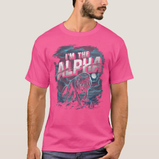 Camiseta Guay I M The Alpha Wolf Trendy