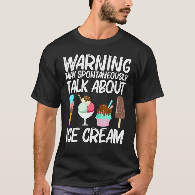 Camiseta Guay Ice Cream Art Para Hombres Mujeres Gelato Con (Anverso)
