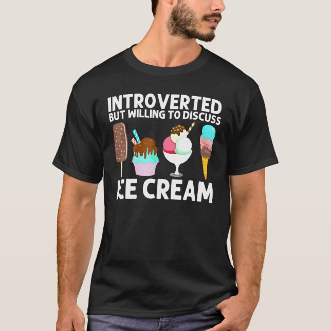 Camiseta Guay Ice Cream Art Para Hombres Mujeres Gelato Con (Anverso)