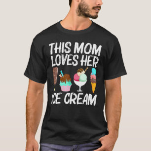 Camiseta Guay Ice Cream Art Para Mamá Mama Gelato Cone Cong