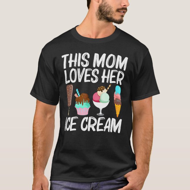 Camiseta Guay Ice Cream Art Para Mamá Mama Gelato Cone Cong (Anverso)