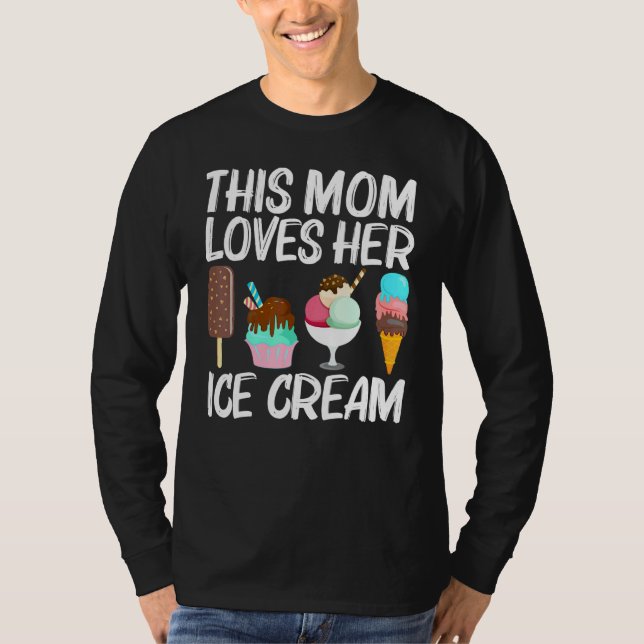 Camiseta Guay Ice Cream Art Para Mamá Mama Gelato Cone Cong (Anverso)