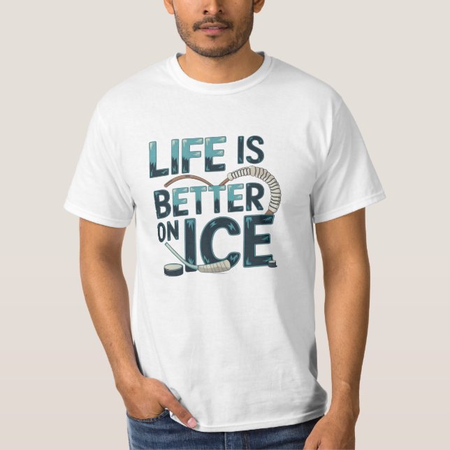 Camiseta Guay Ice Hockey Artwork para fans y jugadores (Anverso)