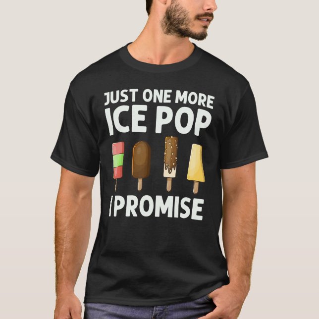 Camiseta Guay Ice Pop Para Hombres Mujeres Helado Mano Cong (Anverso)
