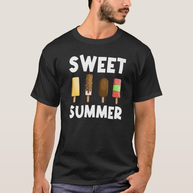 Camiseta Guay Ice Pop Para Hombres Mujeres Helado Mano Cong (Anverso)