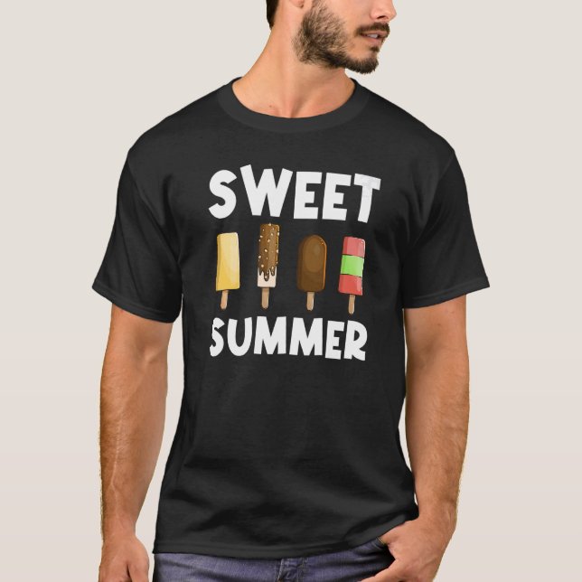 Camiseta Guay Ice Pop Para Hombres Mujeres Helado Mano Cong (Anverso)