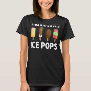 Camiseta Guay Ice Pop Para Niños Jóvenes Con Palo De Helado