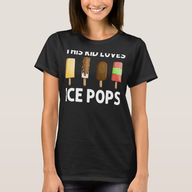 Camiseta Guay Ice Pop Para Niños Jóvenes Con Palo De Helado (Anverso)