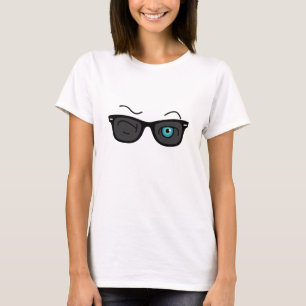 Camiseta Guay icónico winkS negro sunglasseS