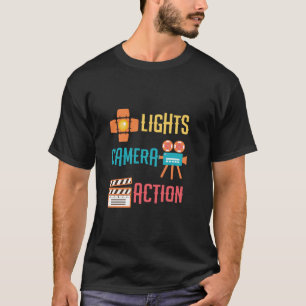 Camiseta Guay ilumina la película de acción de cámara o reg