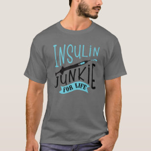Camiseta Guay Insulina Junkie Funny Diabetes Awareness Gift