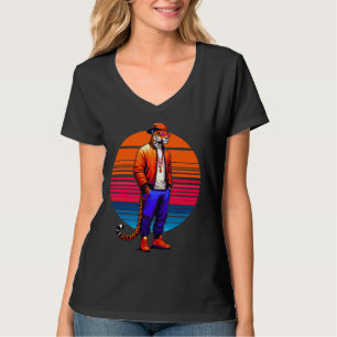 Camiseta Guay Jaguar Moderno Estilo Urbano Sunset Retro Art