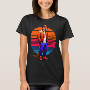 Camiseta Guay Jaguar Moderno Estilo Urbano Sunset Retro Art