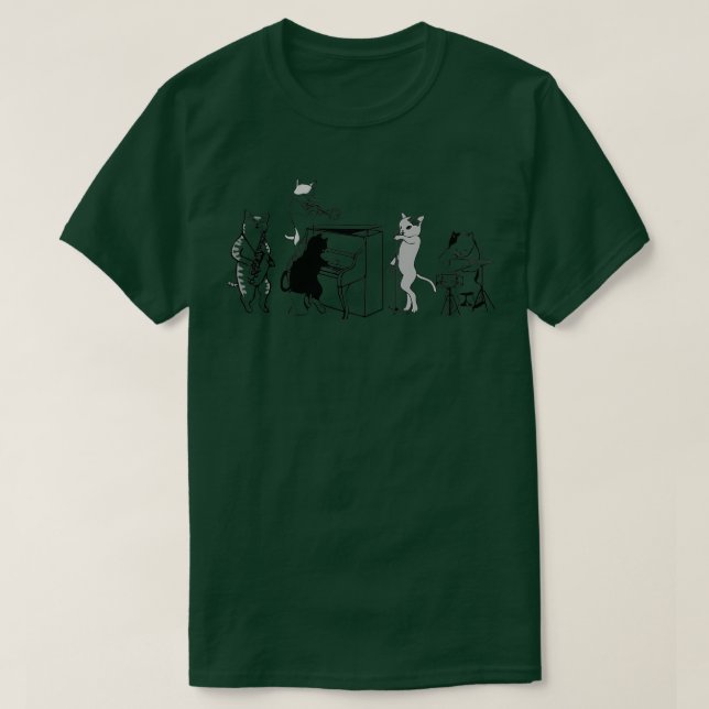 Camiseta Guay Jazz Cats (Diseño del anverso)
